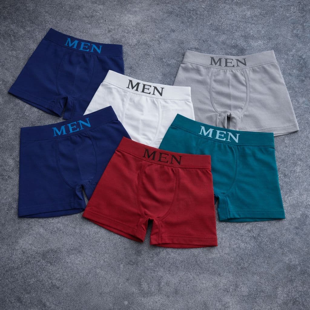 Kit com até 6 Cuecas Boxer Masculino de Microfibra Adulto
