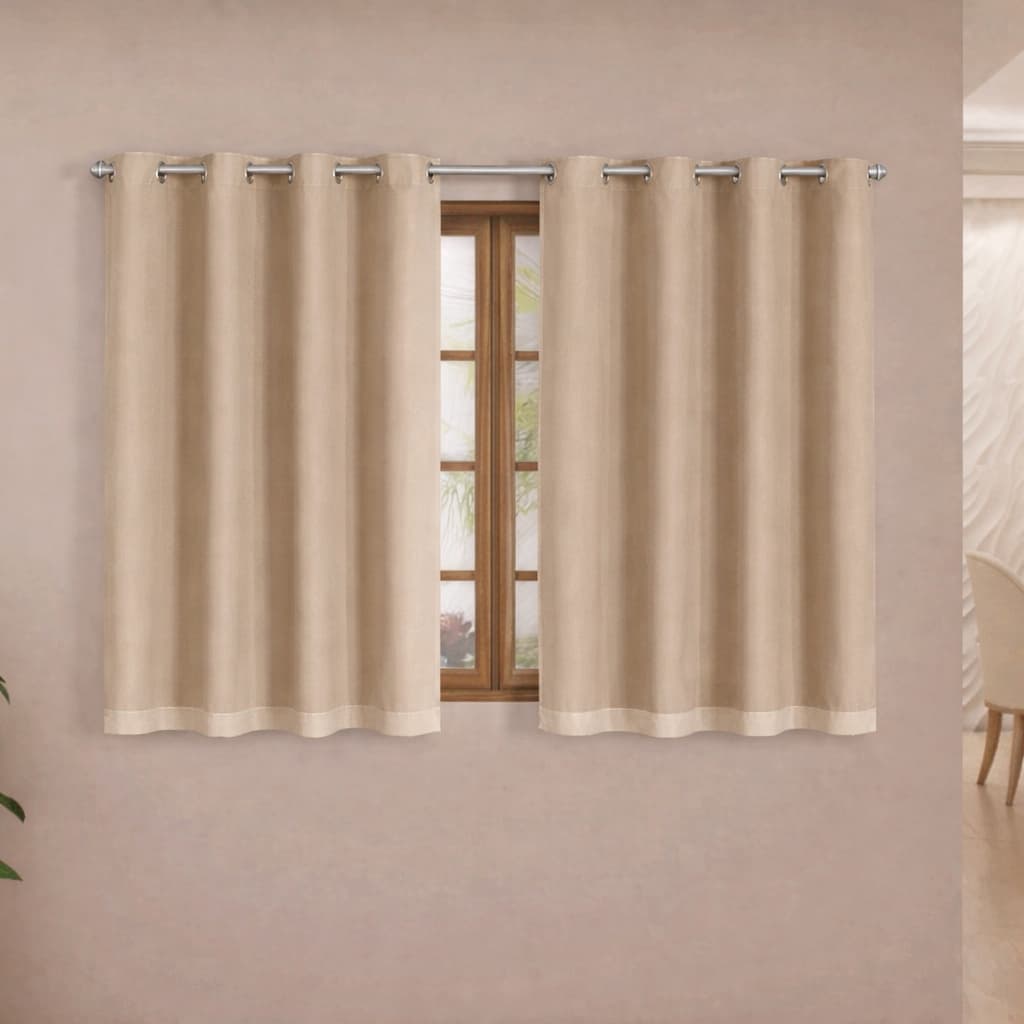 Cortina Blackout PVC com Voil Liso 2,00x1,40 Bloqueia Luz