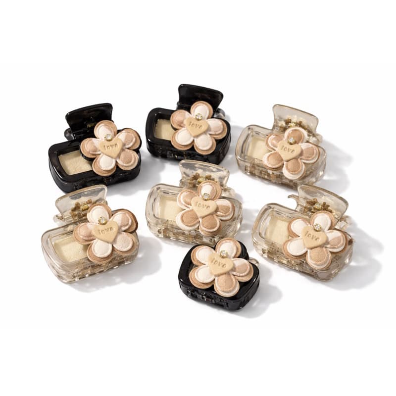 Piranha de Cabelo Flor Love Elegante – Presilha Feminina Fashion