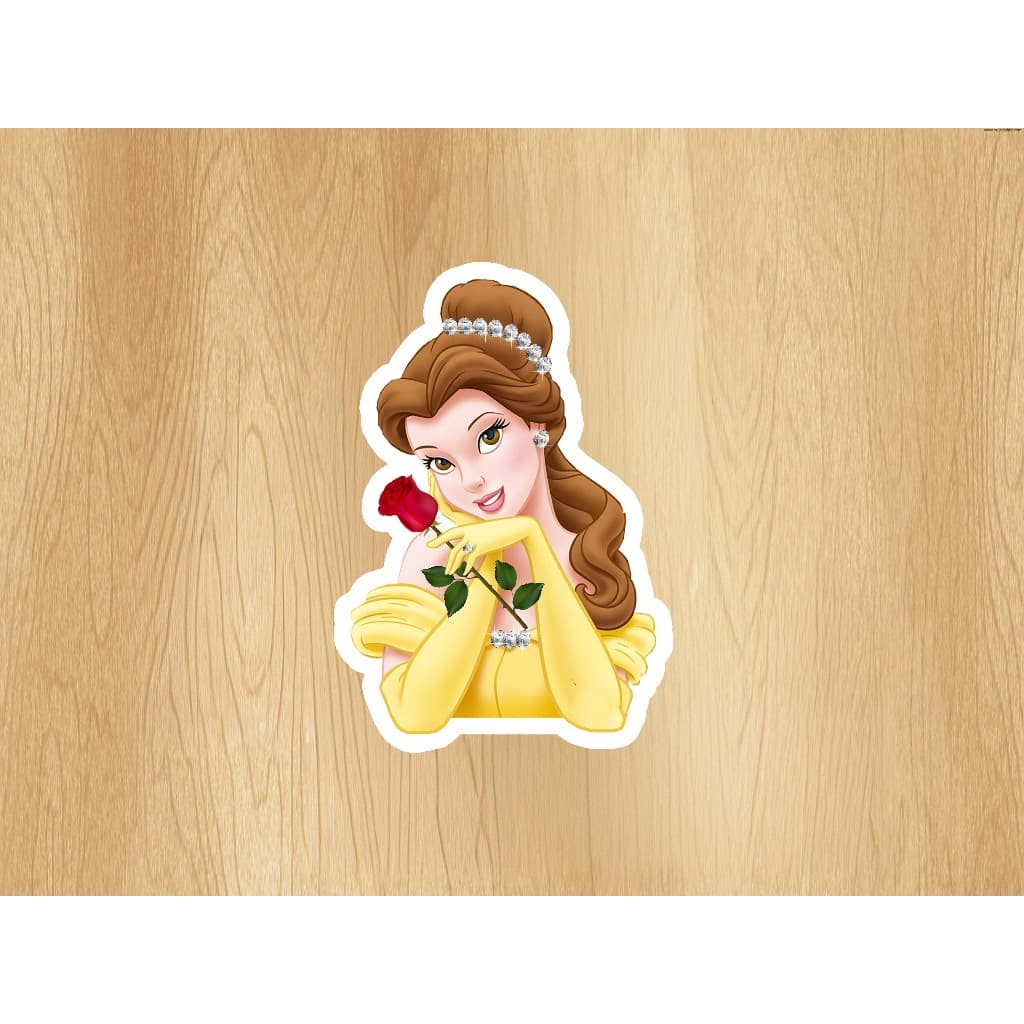 Recortes Bela Busto Mod 2- Topper - Aplique - Decoração Para Tubete - Latinha - Caixinha - Cupcake Festa Bela e a Fera