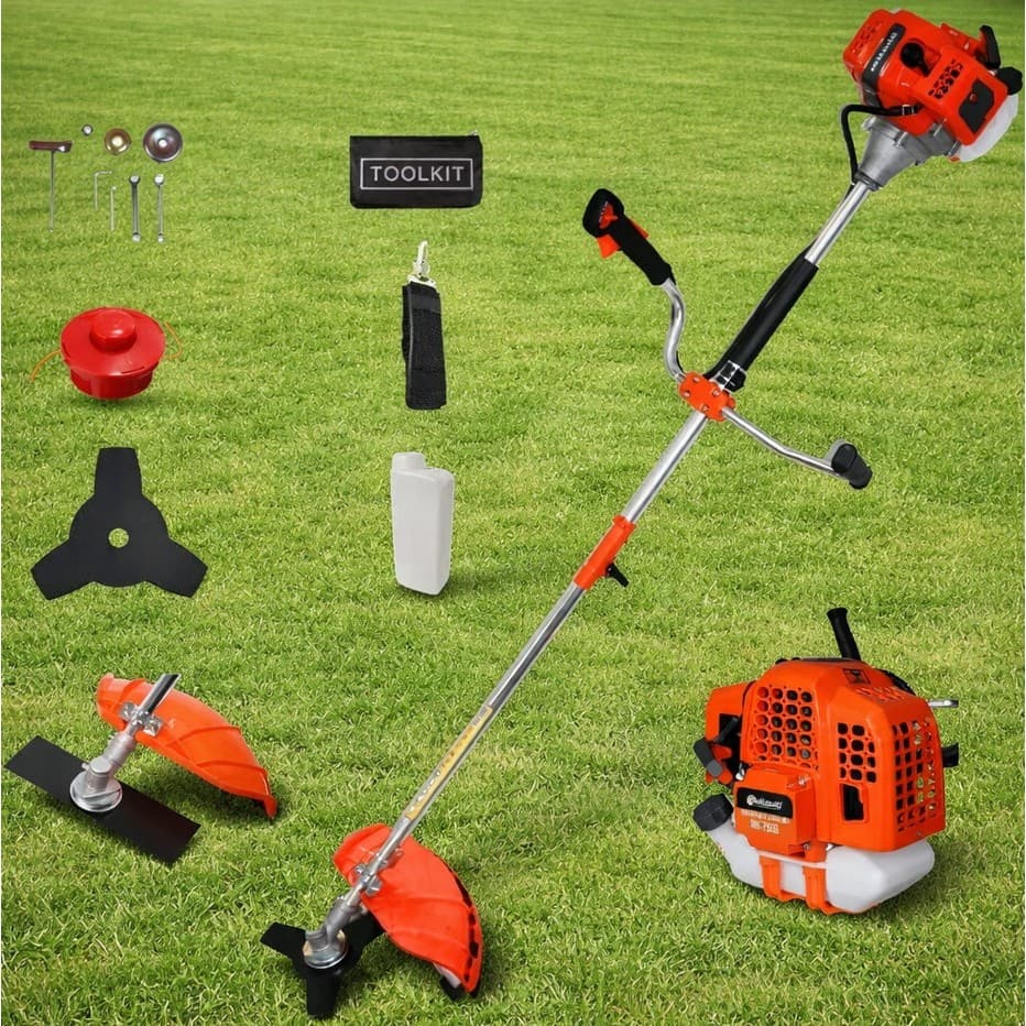 Roçadeira 3x1 Profissional 75 cilindradas - 3.5 hp Cortador Grama a Gasolina kNakasaki Potente