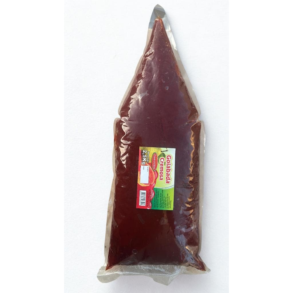 Goiabada Cremosa 2,5kg Firme para Recheio de Churros ,Bolos e Confeitaria Forneável