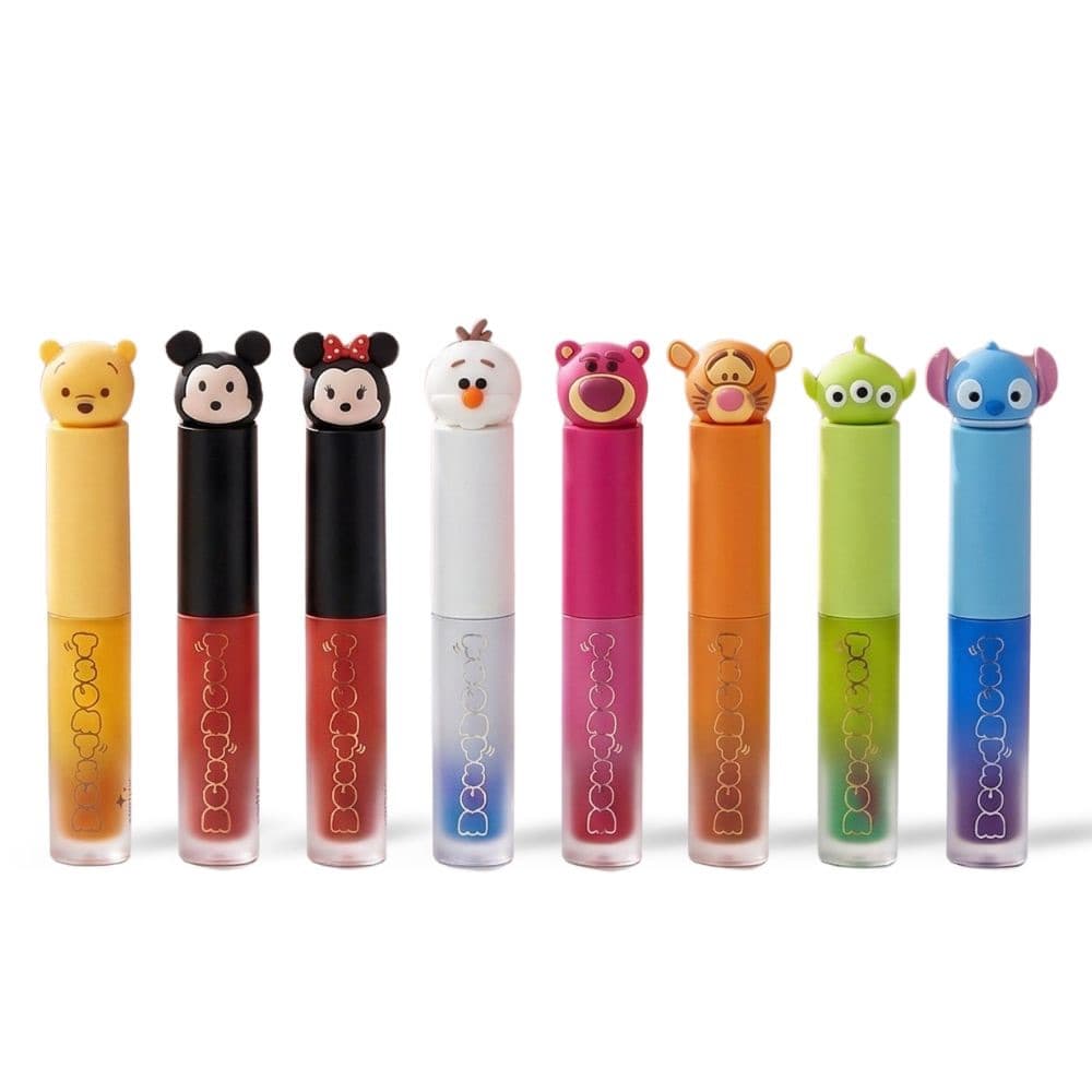 Gloss Labial Colecionável Personagens Disney Brilho Labial Olaf Mickey Minnie Stitch Pooh Alien