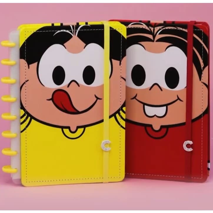 Caderno Inteligente Turma da Mônica 80 Folhas Reposicionável Escolar com Adesivos Envio Rápido