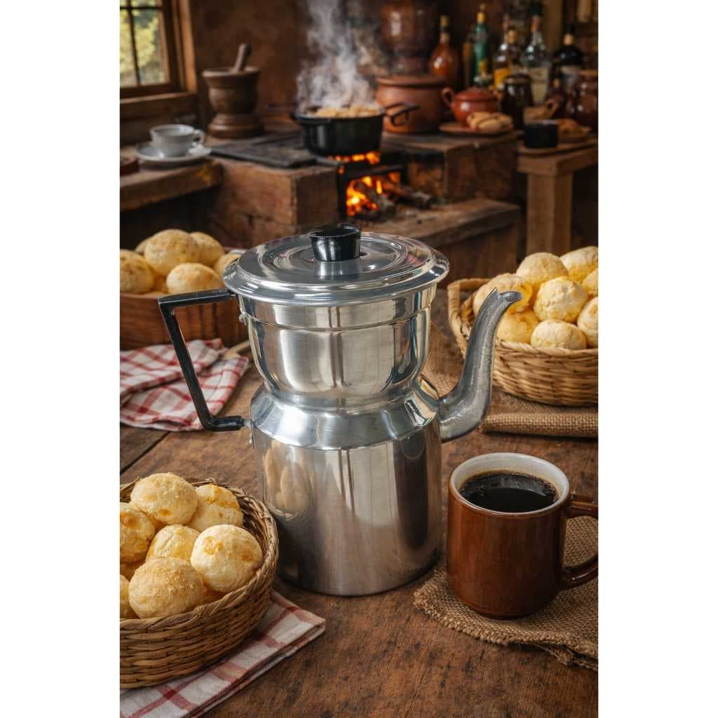 Bule de Alumínio 2 Litros para Café,  Chaleira , Fervedor