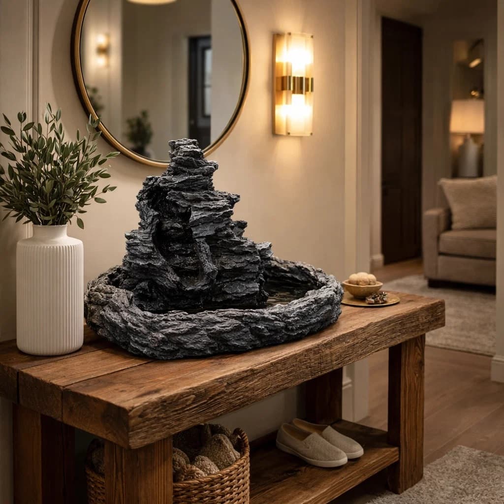 Fonte Cascata Decorativa SPA Casa Enfeites Presentes FABRICAÇÃO PRÓPRIA