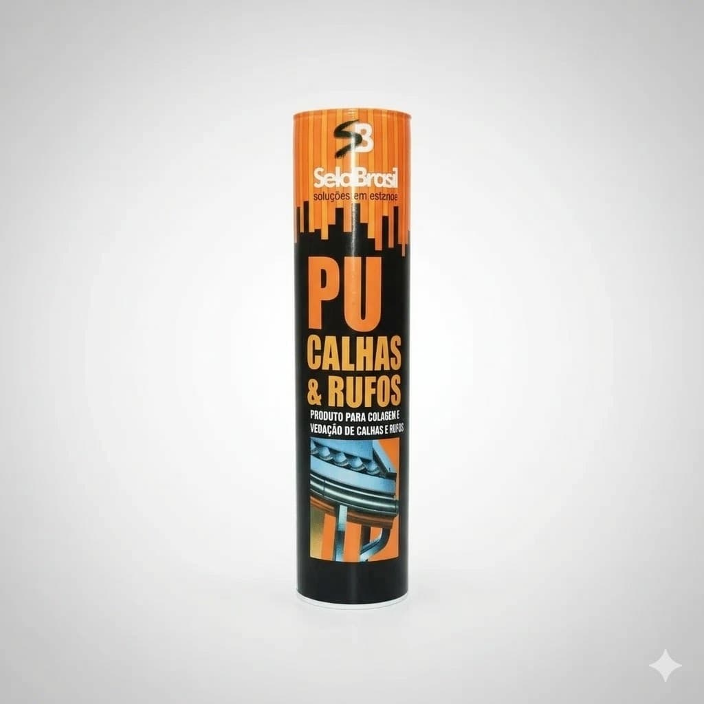 Selante Poliuretano PU Calhas e Rufos Sela Brasil 400g Cinza