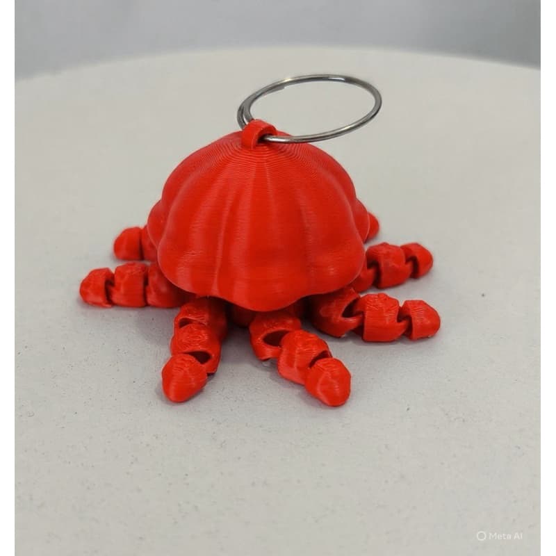 chaveiro/chaveirinho Água viva 3D com partes  articuladas!