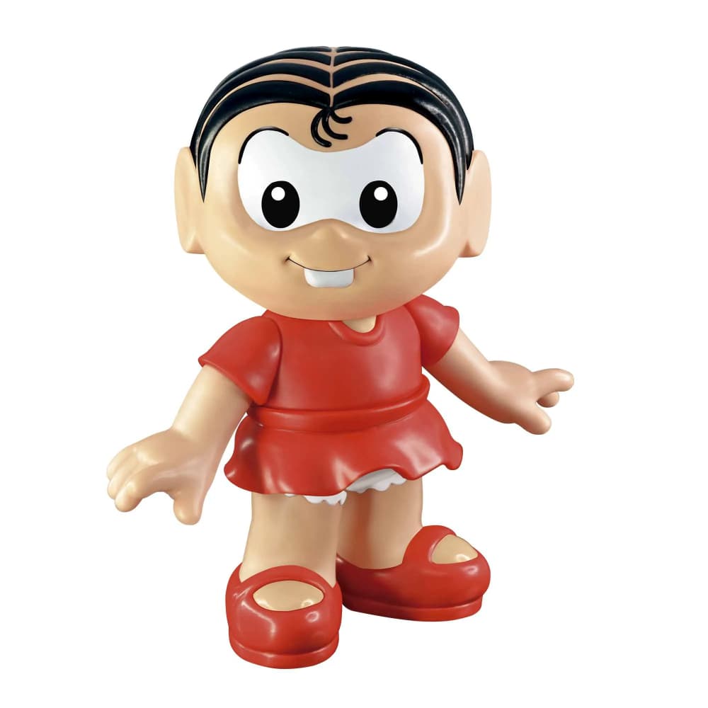 Boneca Mônica 27cm em Vinil Oficial | Turma da Mônica Brinquedo Infantil - Lider
