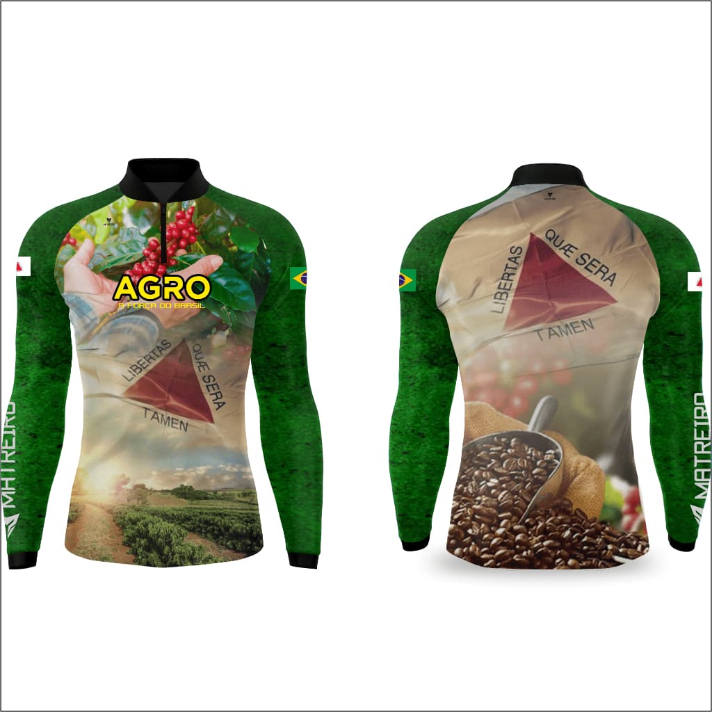 Matreiro Camiseta UV Minas Manga Longa Proteção Solar