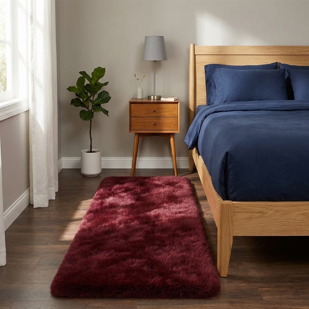Tapete Passadeira 2,00 x 0,60 Corredor Quarto Sala Beira de Cama Felpudo Peludo