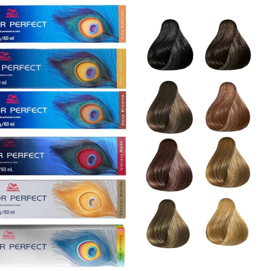 Coloração Color Perfect Wella Cores Diversas 60g