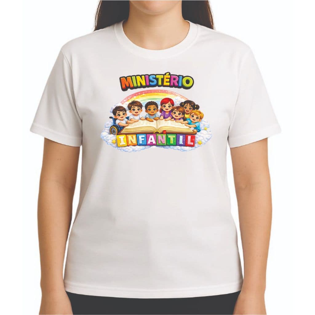 Camisa Personalizada Ministério Infantil nas Nuvens