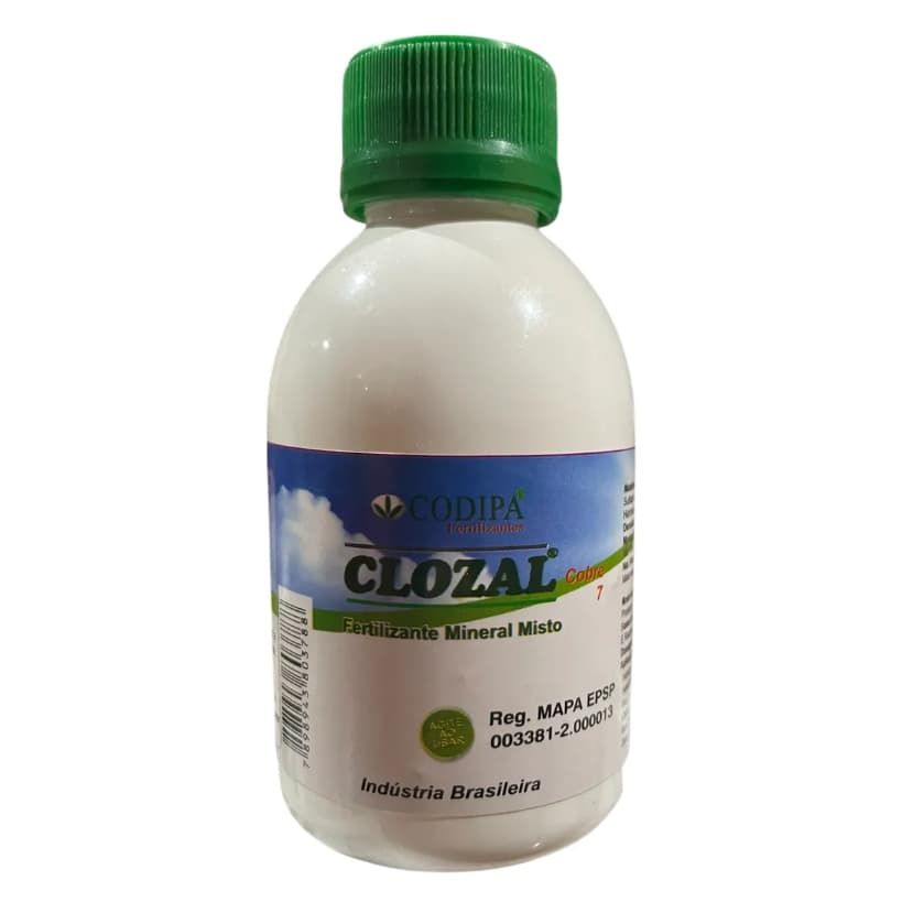 Calda Bordalesa Cobre Fungicida Bactericida Fertilizante Clozal 7 100ml