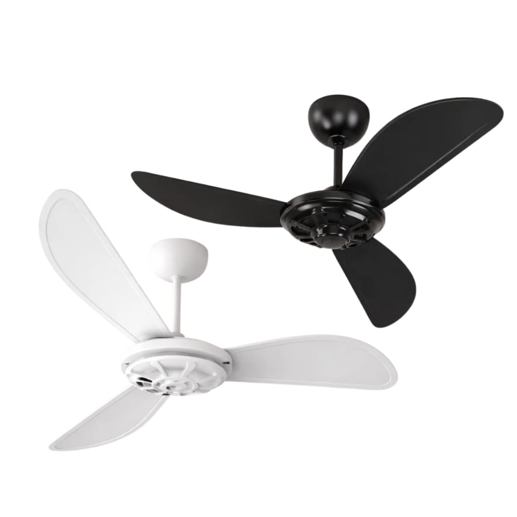 Ventilador de Teto Comercial Sem Lampada 3 Pás 130W Econômico 3 Velocidades 220/127V Igreja Academia
