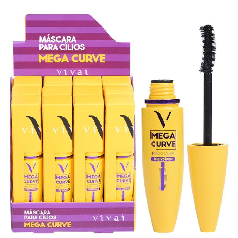 Mascara Cilios Amarela Mega Curve Vivai