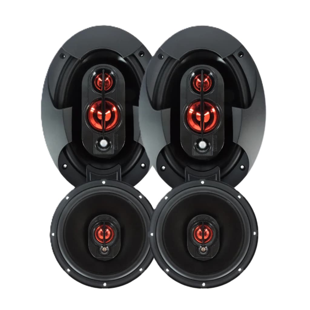 Kit Alto Falantes Bomber BBR 6Pol e BBR 6X9Pol 240WRms 4Ohms