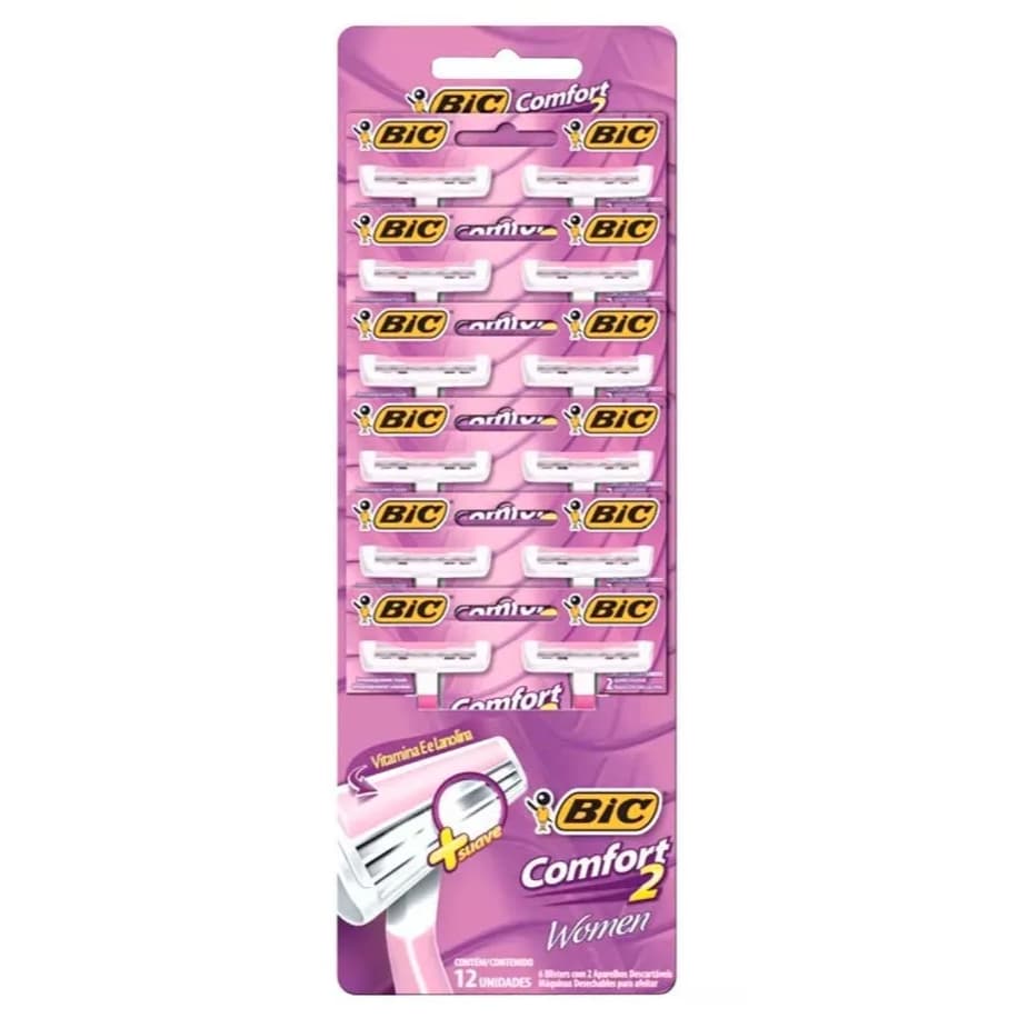 Aparelho Bic Comfort 2 Women C/12