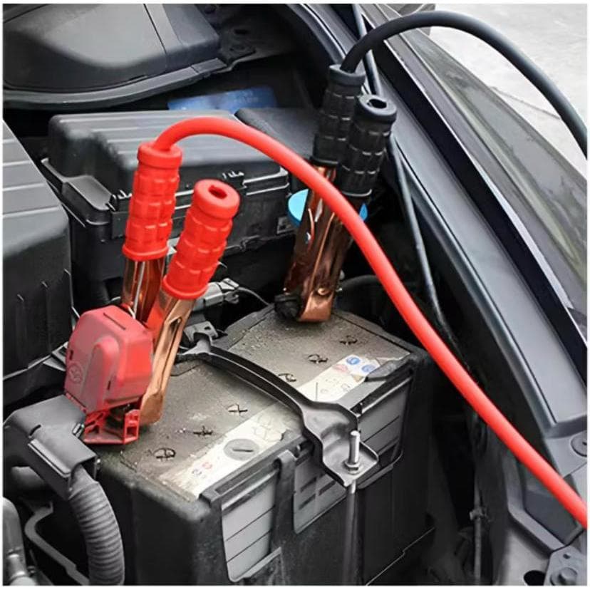 Kit Cabo Chupeta 300A 2,2m Automotivo Reforçado Partida Bateria Carro Moto Alta Potência PremiumTop