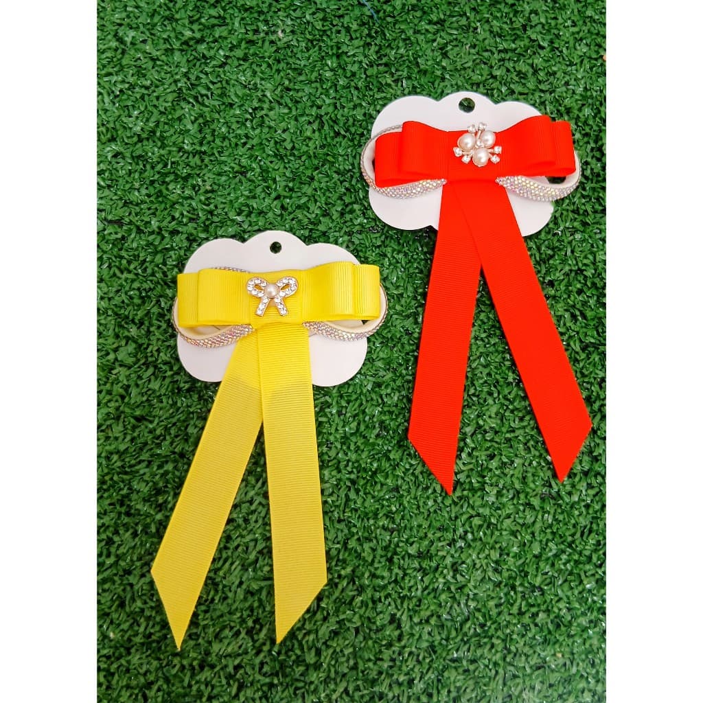 Laço Luxo com Pontas - Laço cabelo infantil menina Princesa de Laço - laço de cabelo | acessório infantil escolar
