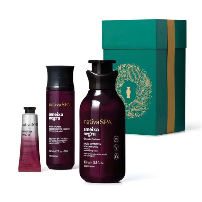 Kit Presente Nativa Spa Ameixa Negra (3 itens)