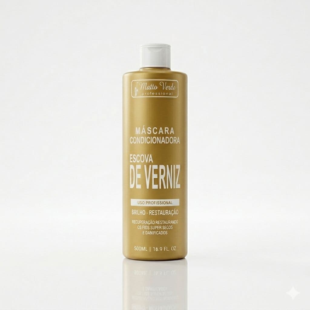 Condicionador Máscara Escova de Verniz Matto Verde 500ml