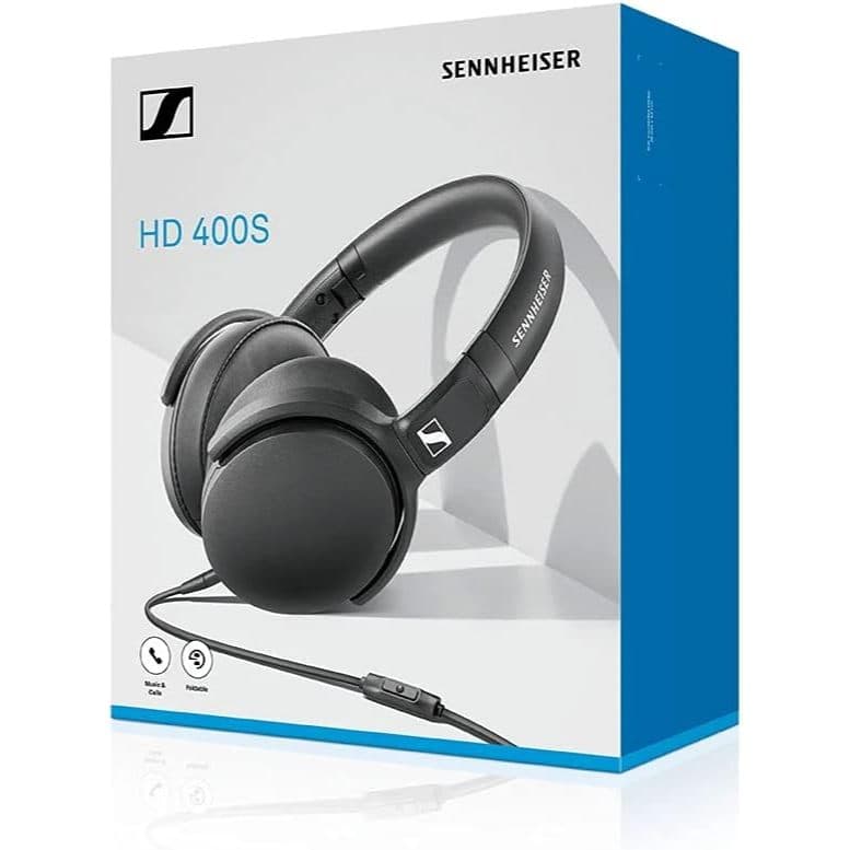 Fone De Ouvido On-ear Sennheiser Audio Hd 400s Hd400s Preto Original Alemanha