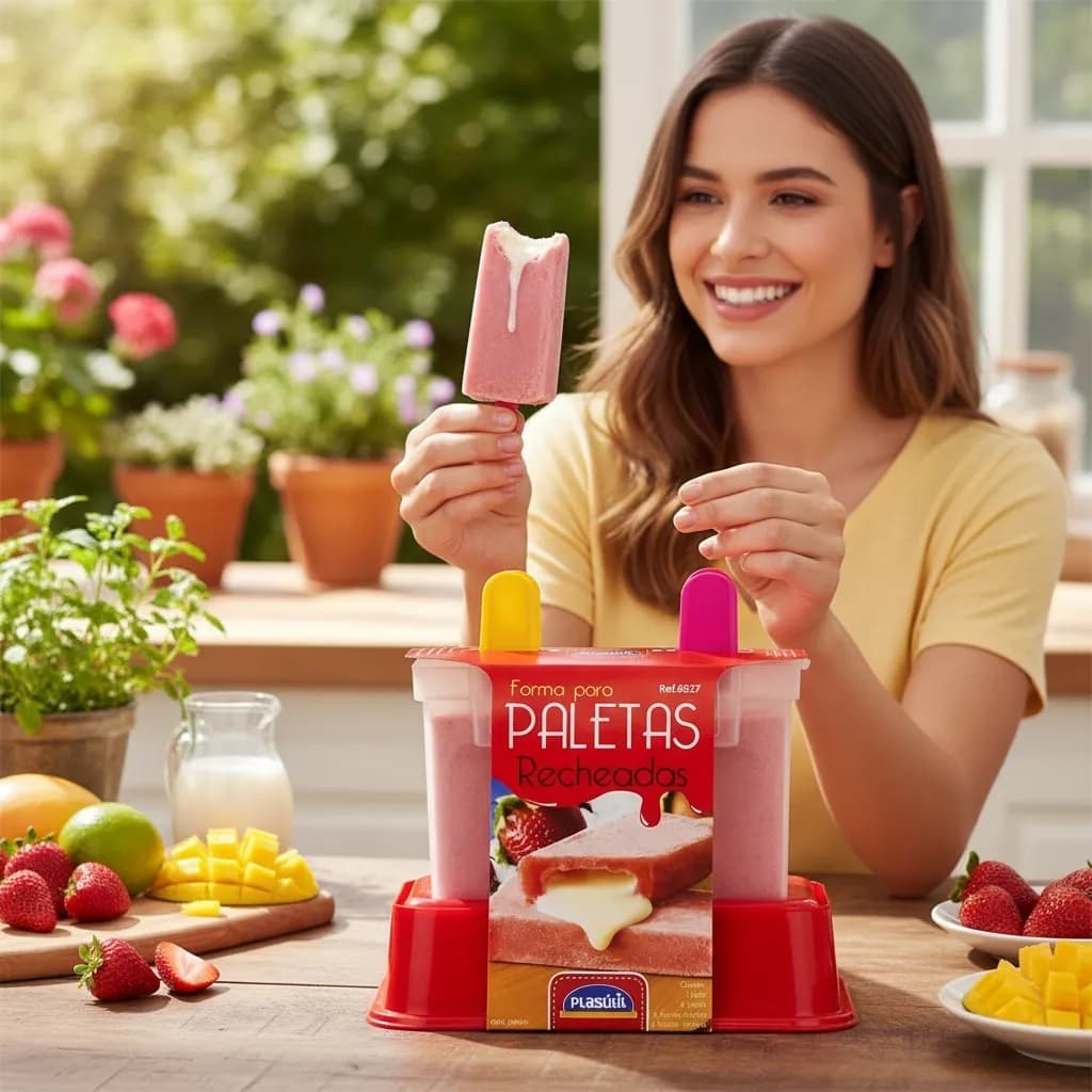 Forma Paletas Mexicana Recheadas Bpa Free Plasutil 4 Sorvete