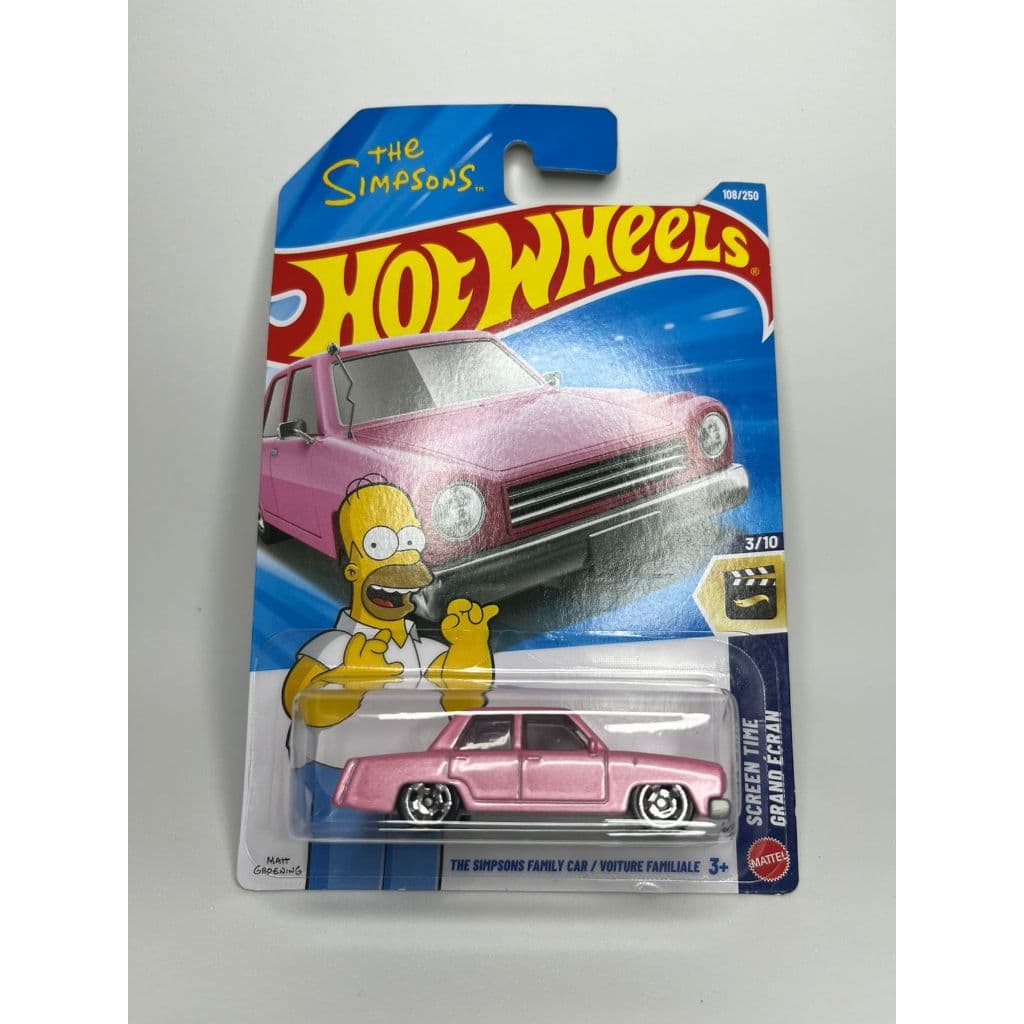 Carrinho Hot Wheels Original – THE SIMPSONS FAMILY CAR - Colecionável