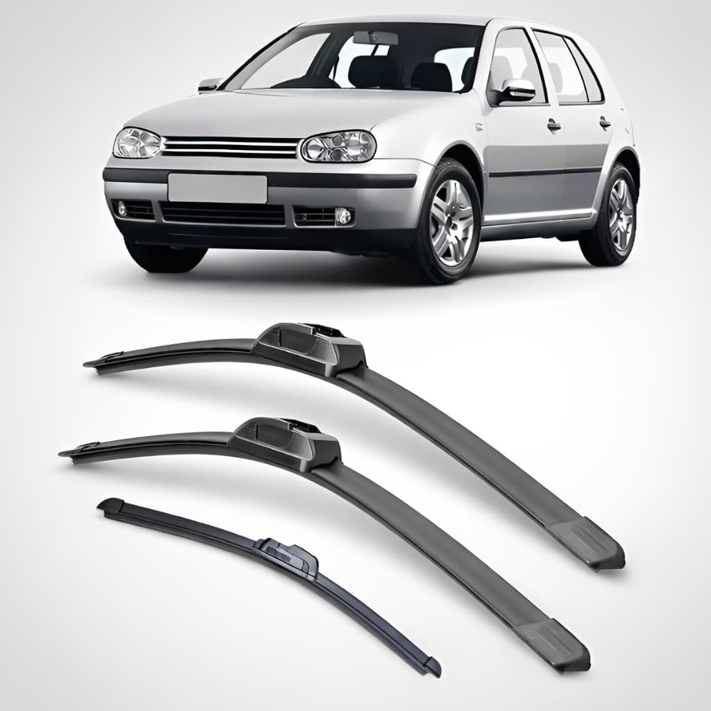 Jogo Limpador Parabrisa Palheta Silicone Golf Generation Confortline GTI 1999 a 2006