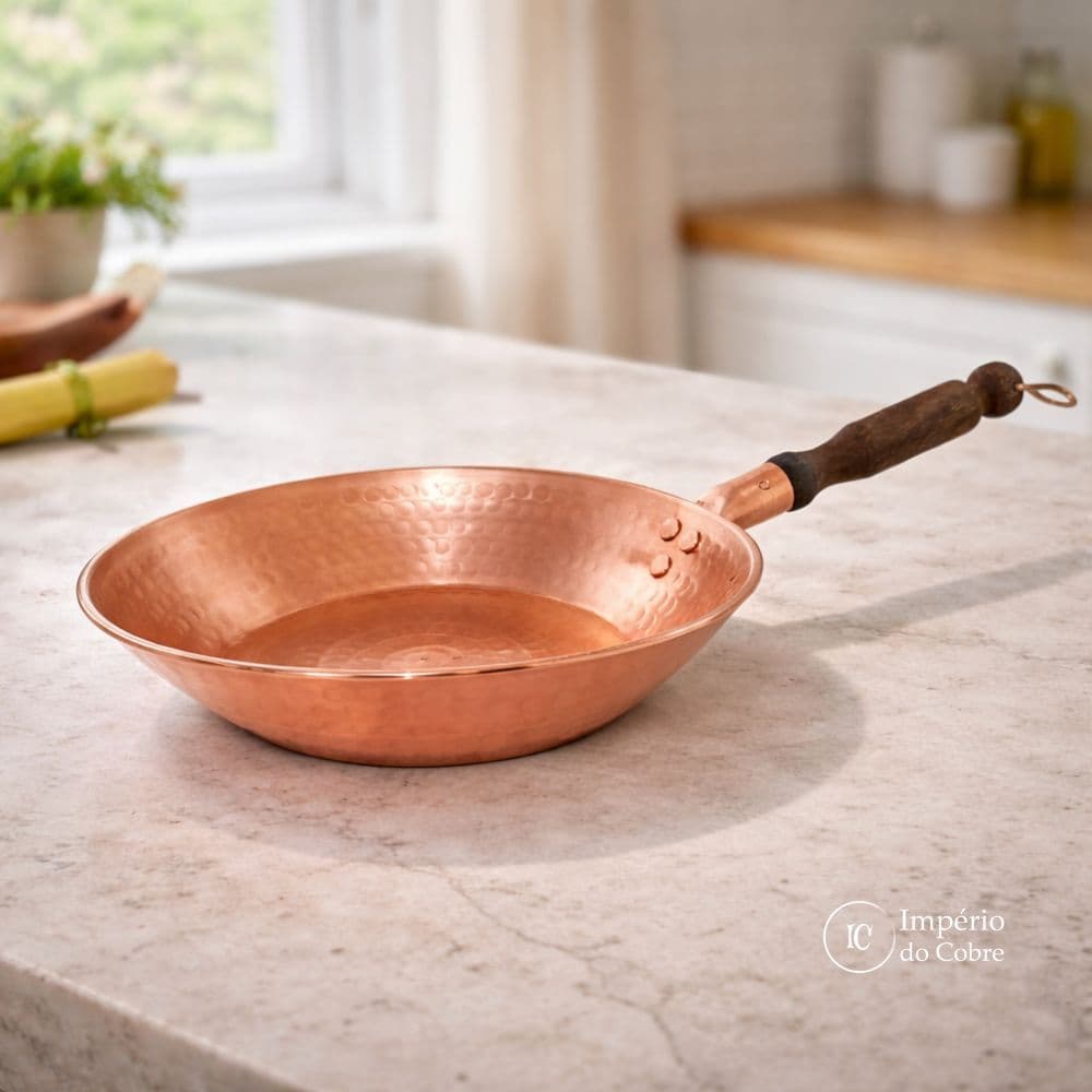 Frigideira De Cobre 22cm Diametro