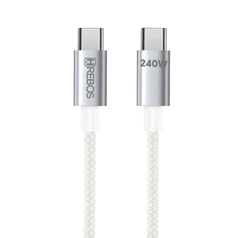 Cabo 2 Metros 240w Turbo Reforçado Para iPhone 17 Notebook