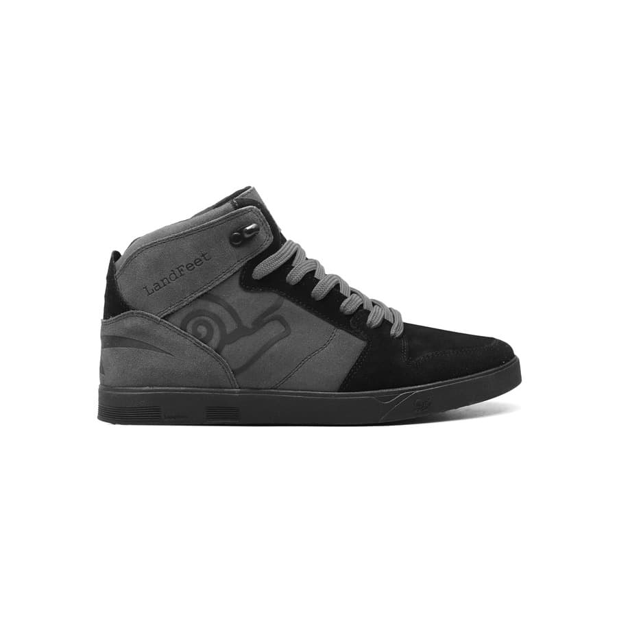 TENIS CANO ALTO SOLA RETA LANDFEET CHUMBO/PRETO