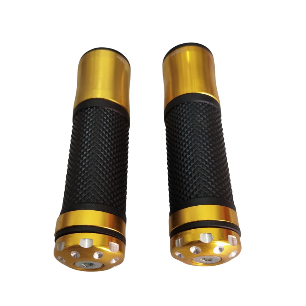 Manopla Esportiva Fan125 Fan150 Fan160 Titan125 Titan150 Titan160 Dourada Com Peso Curto Longo Luva Punho - Par