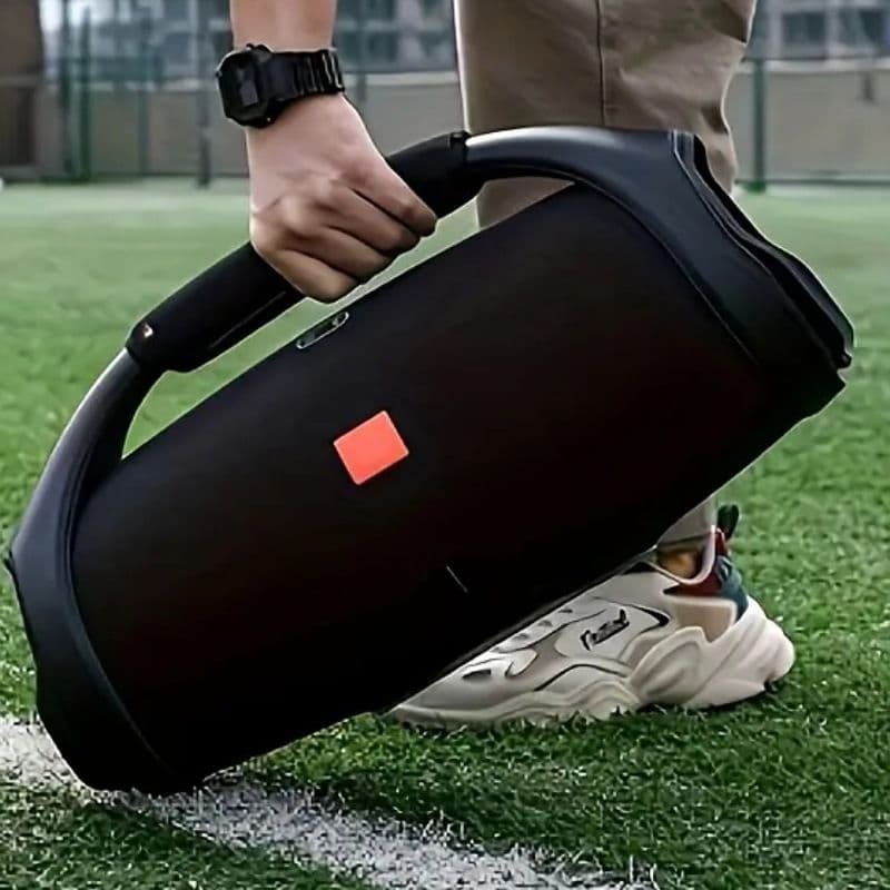 Caixa de Som Portátil Bluetooth Gigante 35cm - Alto-Falante com Potência 70W e Áudio de Alto Nível