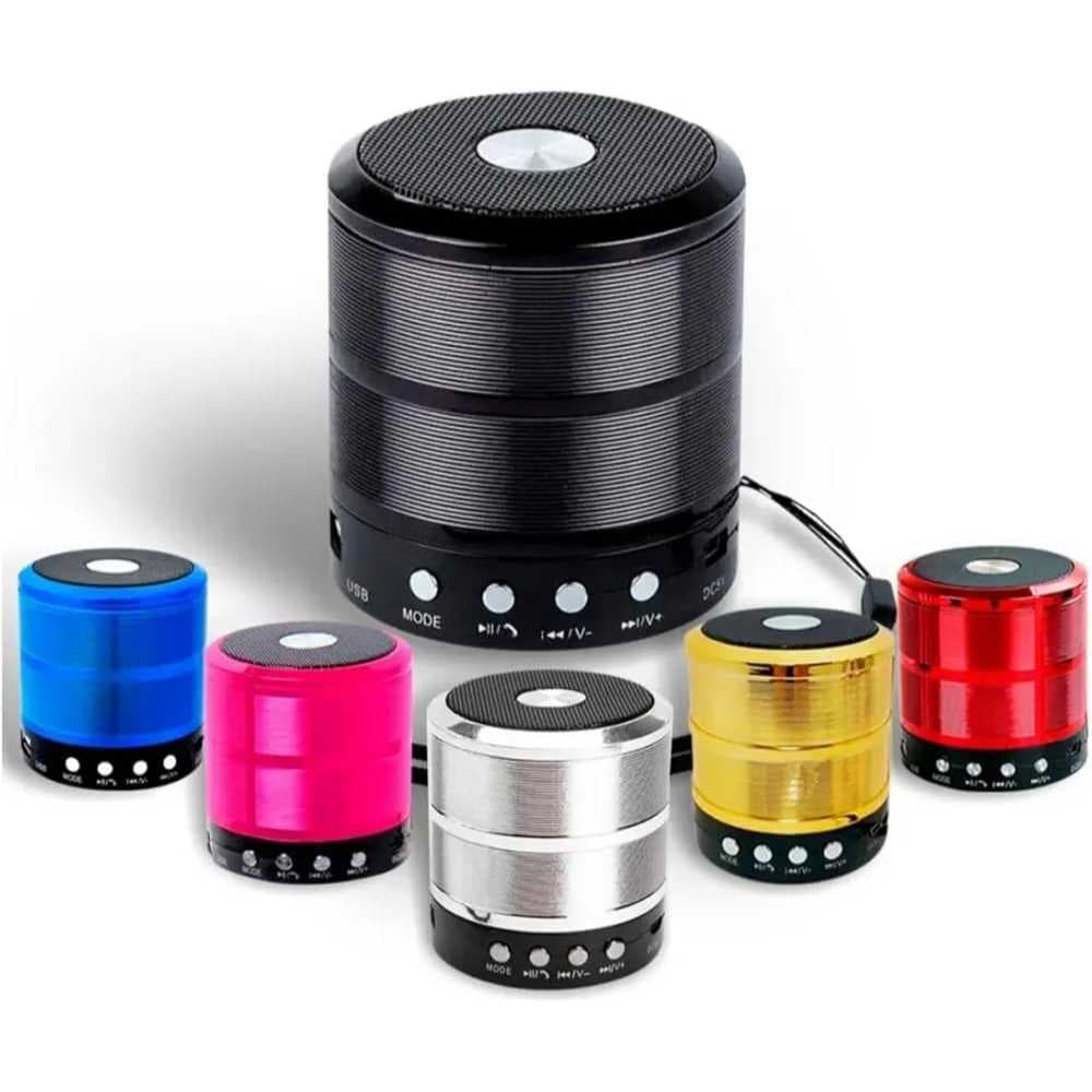 Mini Caixa De Som Portátil Speaker Bluetooth Bateria de Longa Duração