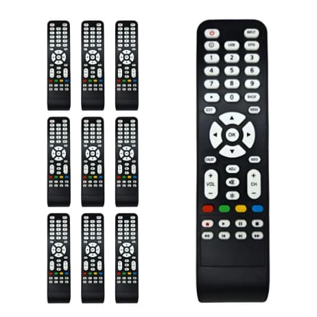 Kit 10/6  Controle Remoto Lelong Compatível AOC TV LCD LED