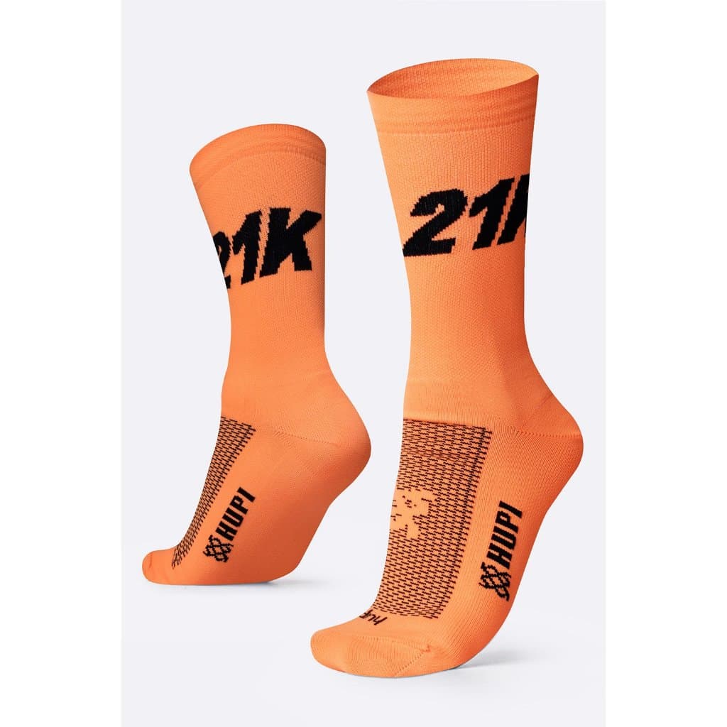 Meia HUPI 21K Laranja