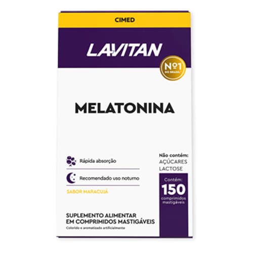 Melatonina Maracujá com 150 comprimidos - Lavitan CIMED