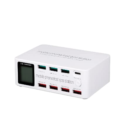 Carregador Usb Multi-port 8 Portas Estação De Carregamento