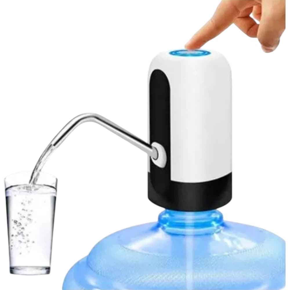 Bomba elétrica universal recarregável USB para garrafas de água de galão