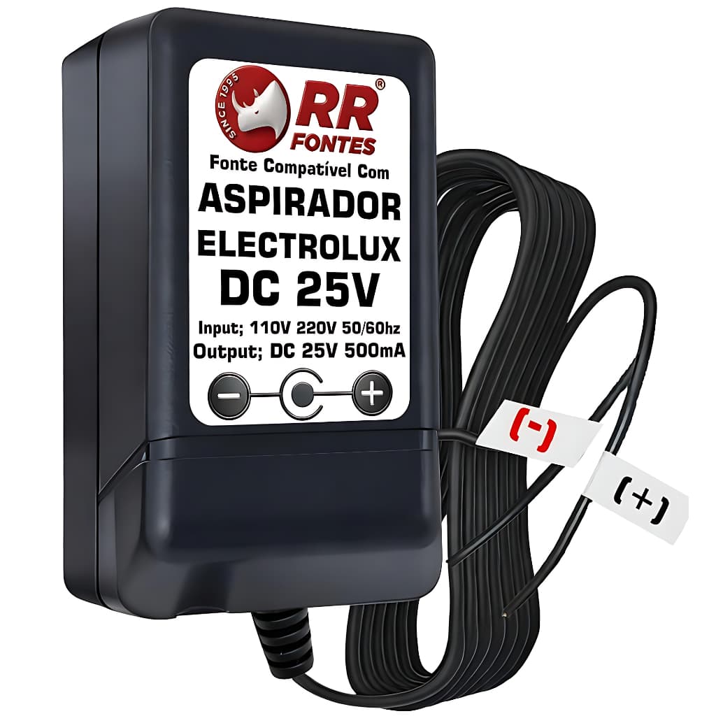 Fonte Carregador DC 25V  Aspirador Electrolux 18p-20 Eu 250050