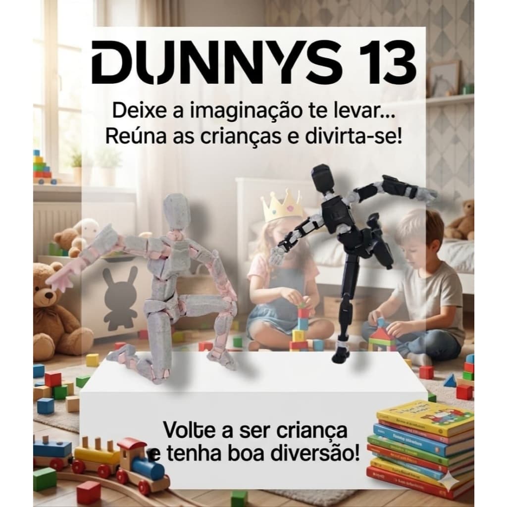 01 Boneco Dummy color para colecionar - já montado