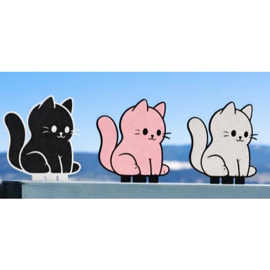 Marcador de livro de gato
