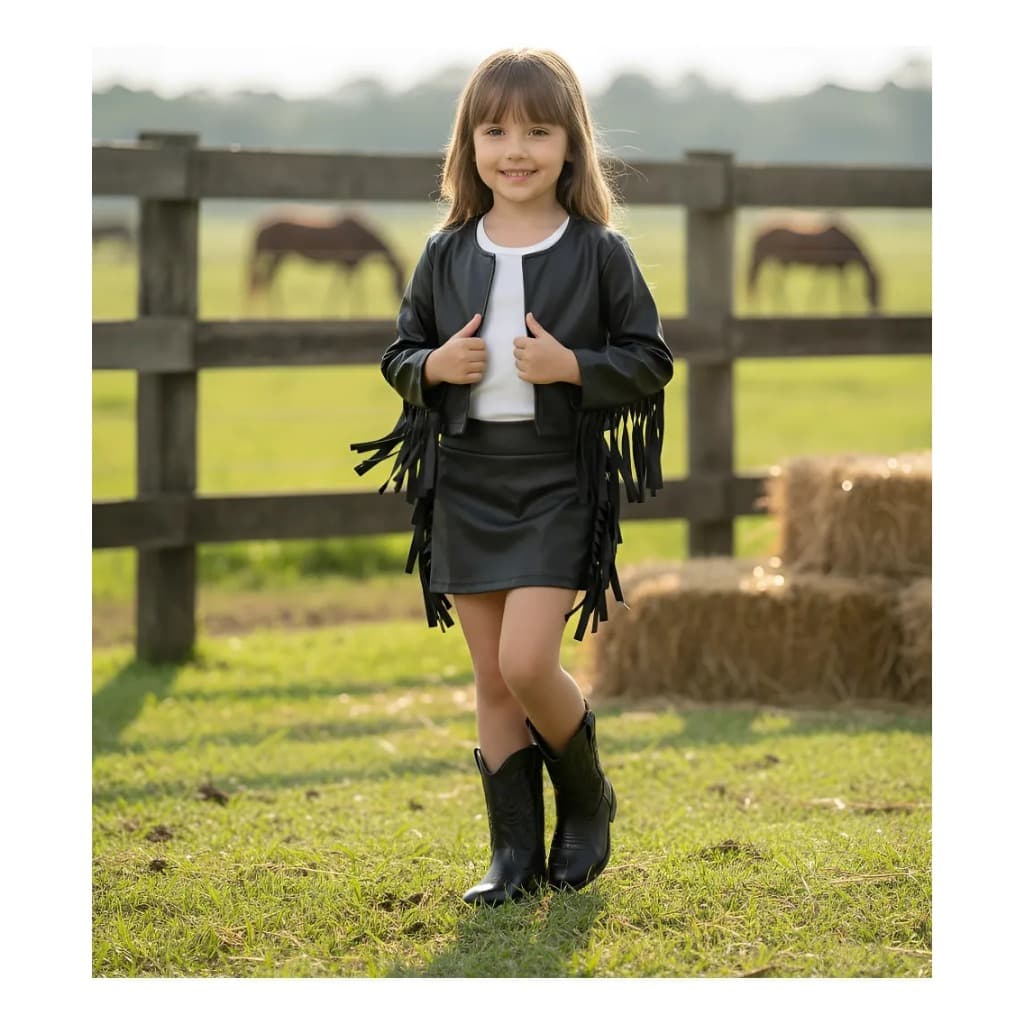 Conjunto Infantil Inspiração Ana Castela Country Boiadeira