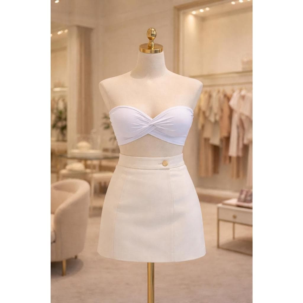Cropped Tomara que Caia Torcido Feminino Elegante Confortável Versátil