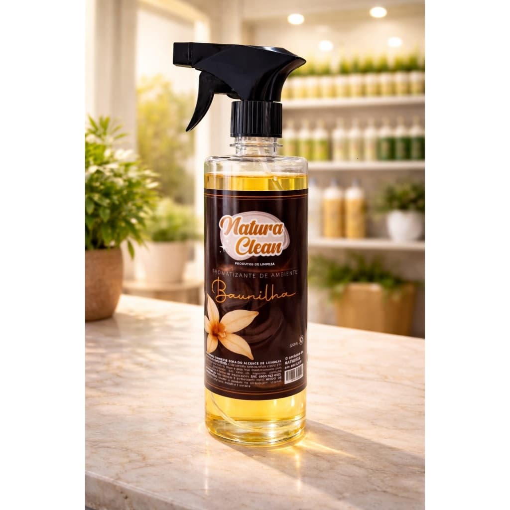 Aromatizante de Ambiente Baunilha 500ml Natura Clean