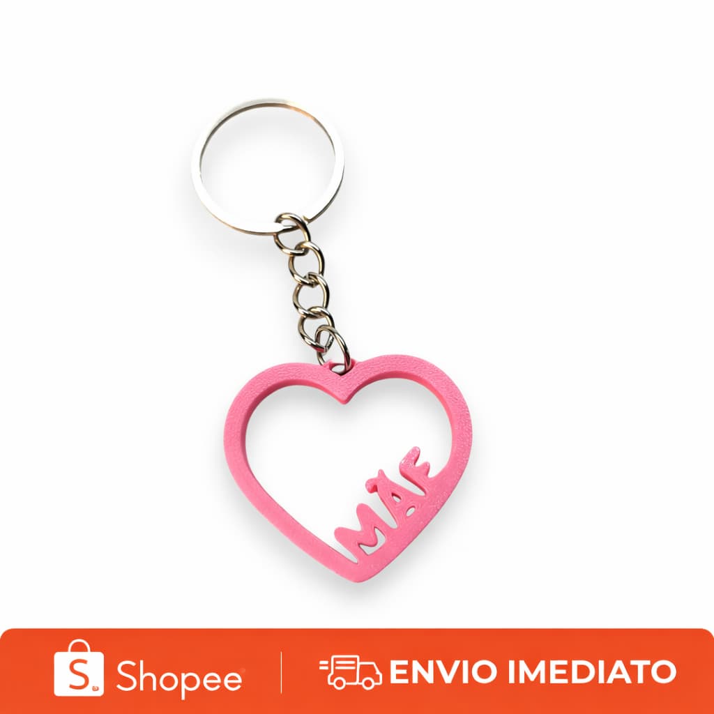 Kit Chaveiro Coração MÃE - Mimo Lembrancinha Revenda ou Presente