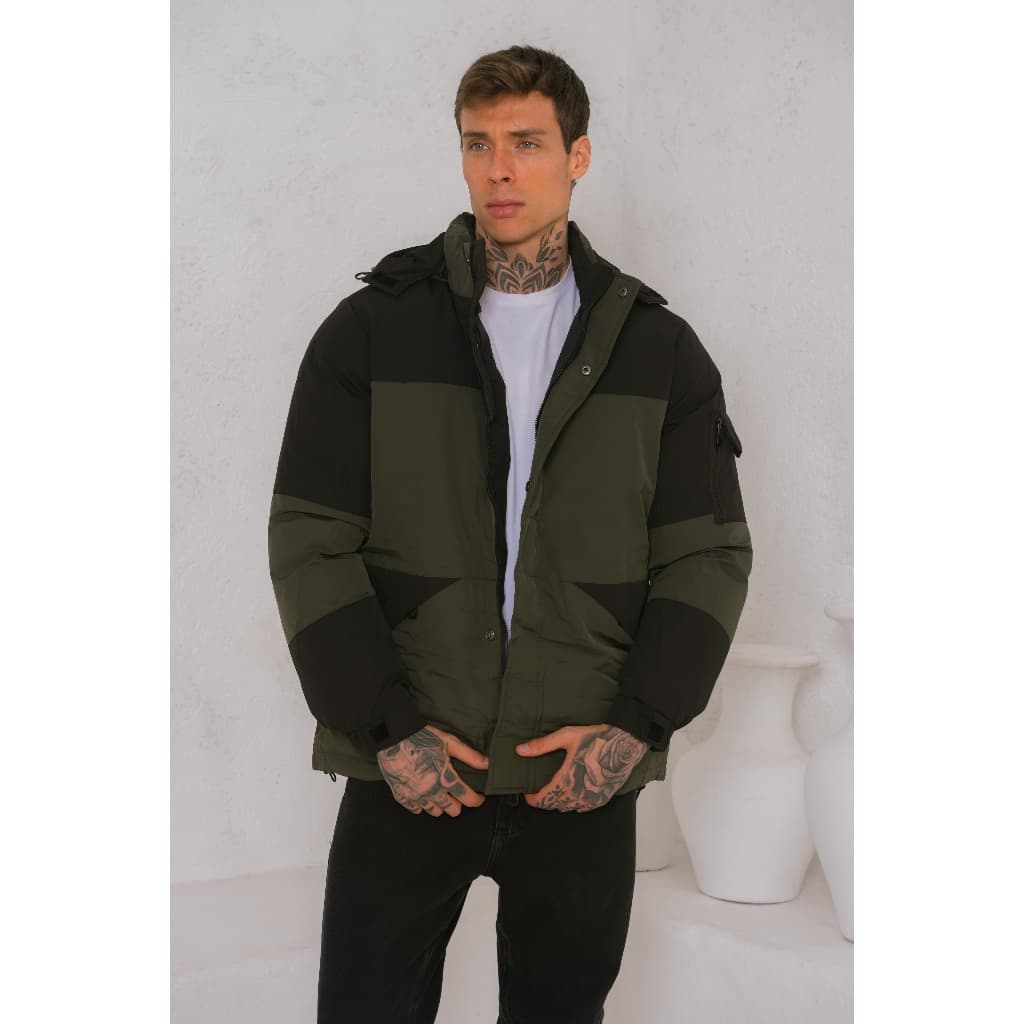 Bobojaco Jaqueta Masculino Moda Com Capuz Novo Jovem Continue Quente Aquecido Corta Vento