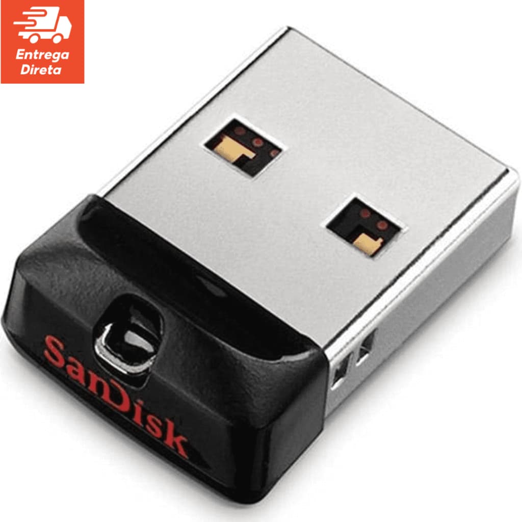 Pendrive Nano para Som Automotivo 8GB Metal Resistente ou"Mini Pendrive para Rádio de Carro e Multimídia
